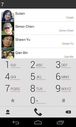 exDialer Orange ICS Theme