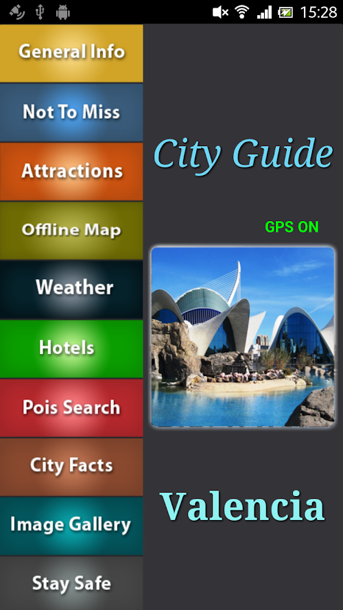Android application Valencia Offline Guide screenshort