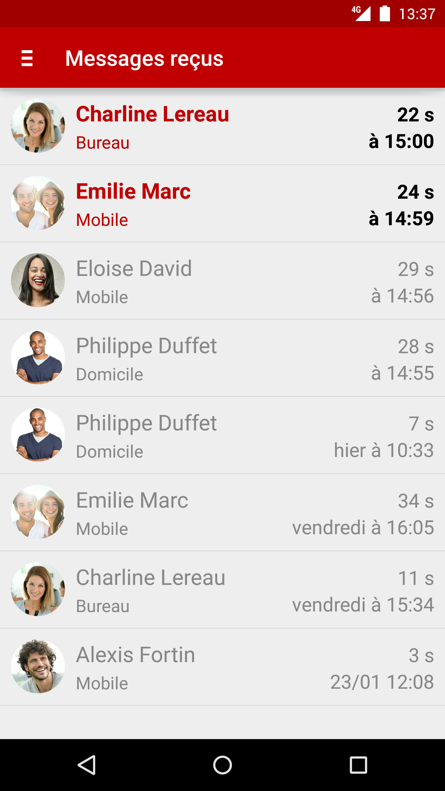Android application Free Visual Voicemail screenshort