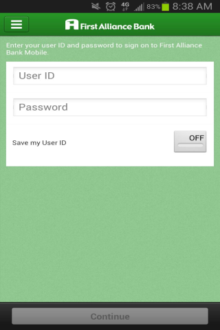 First Alliance Mobile Banking