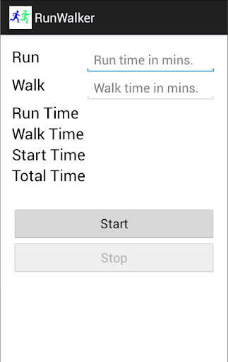 App to RunWalk in a Marathon