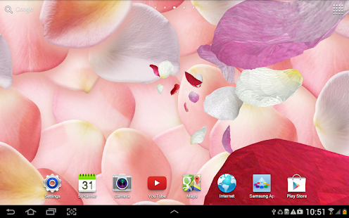 3D Petals Live Wallpaper