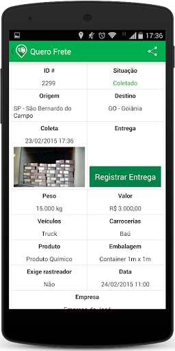 【免費交通運輸App】Quero Frete - Cargas Caminhão-APP點子