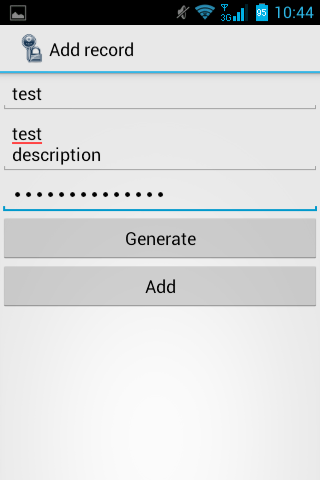 Keeyper Password Manager Screen 2