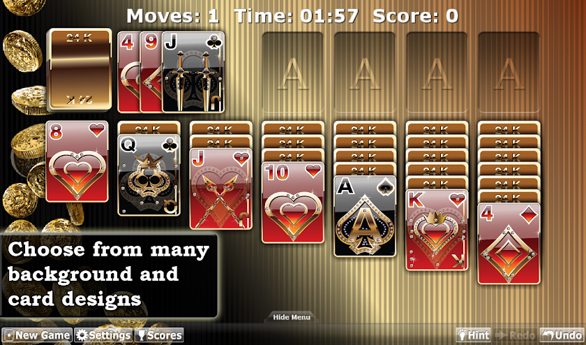 Solitaire by E4 Software Screen 2