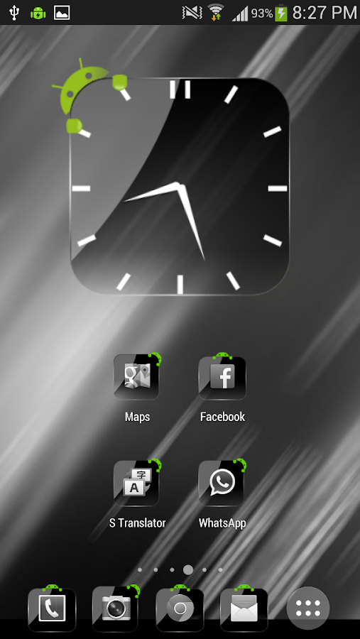 Theme Crystal Black HD Pack - screenshot