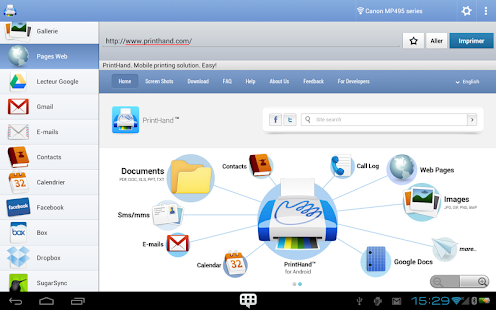 Impression mobile  Printhand - screenshot thumbnail