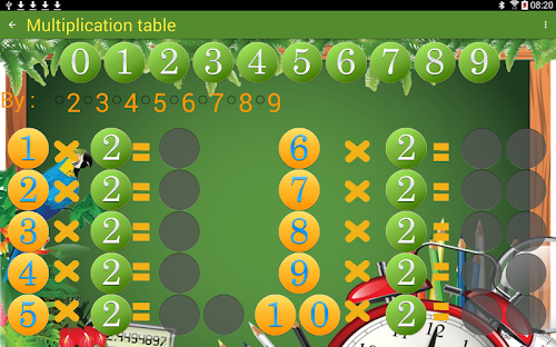 Android application Edumath 2nd and 3rd grade screenshort