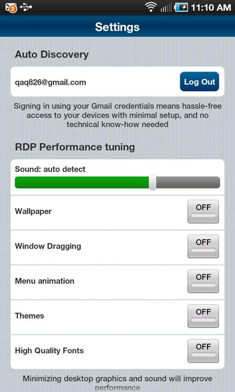 PocketCloud Remote RDP - VNC Android App.
