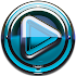 Poweramp skin Light Blue Glas3.10 (Paid)