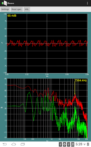 サウンドモニターFFTWave for Android