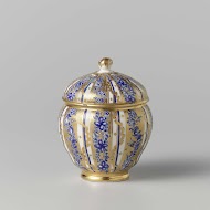 Suikerpot met verticale banden