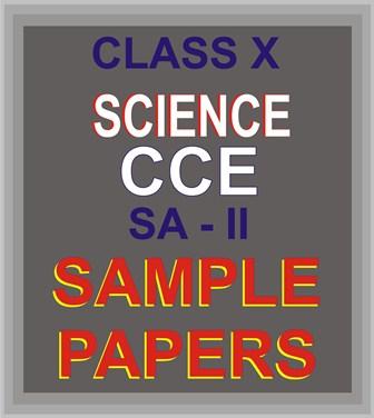 CBSE Class X Sci SA-2 S Papers