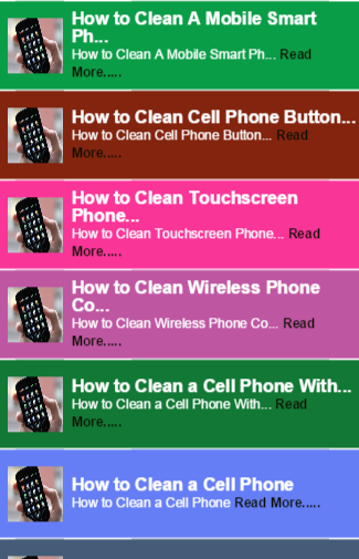 Clean Phone Tip