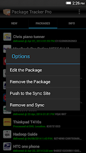 Package Tracker Pro - screenshot thumbnail