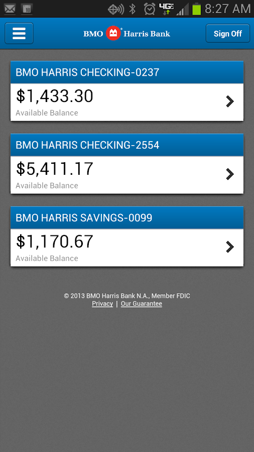 BMO Harris Bank: Personal banking