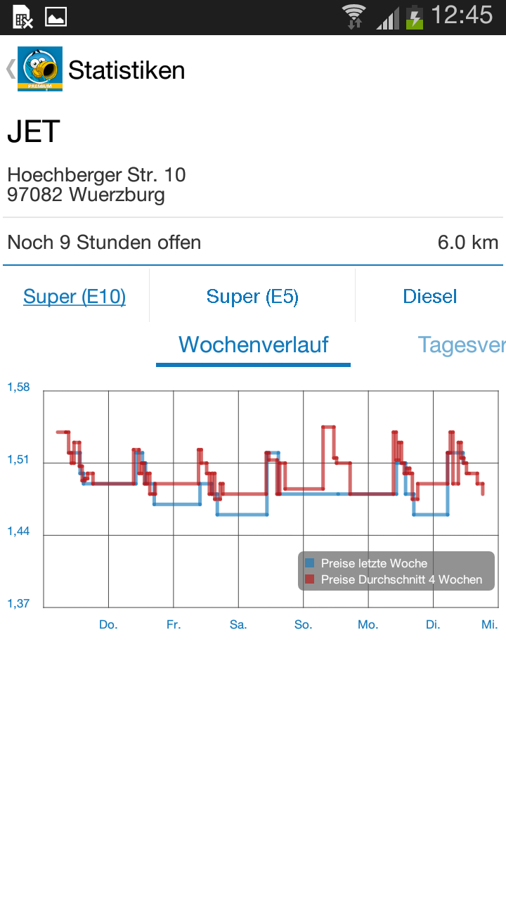 mehr-tanken premium Screen 3