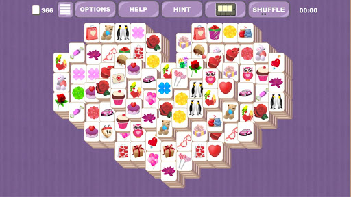 Valentine's Mahjong Tiles