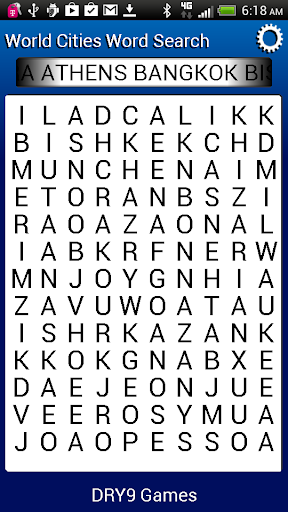 【免費解謎App】World City Names Word Search-APP點子