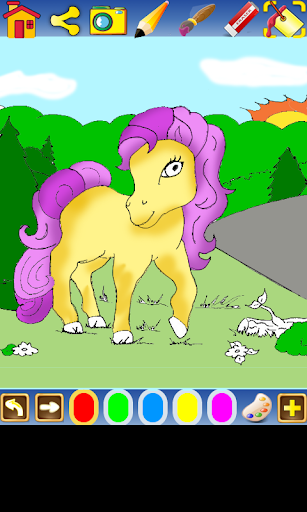 【免費教育App】Colorear ponys para niños-APP點子