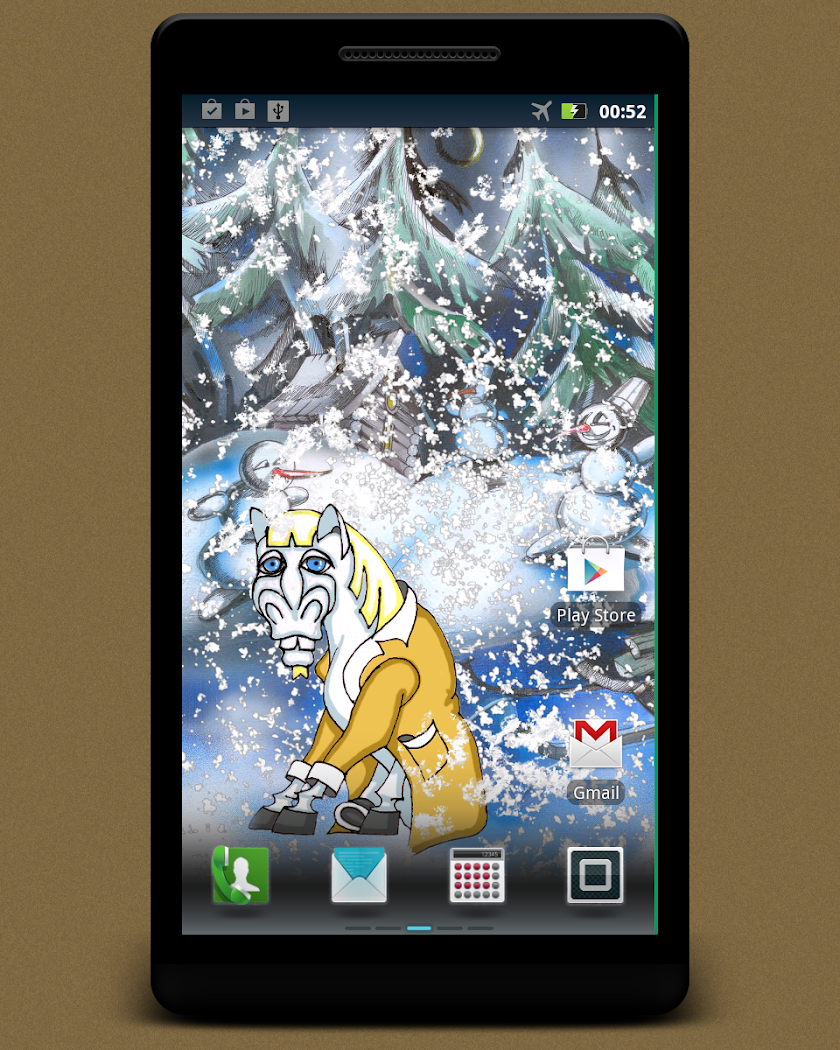 Winter Horse Live Wallpaper Screen 1