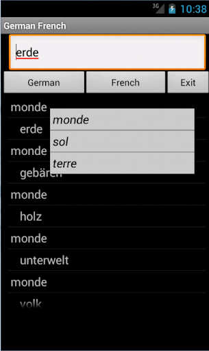 German French Dictionary