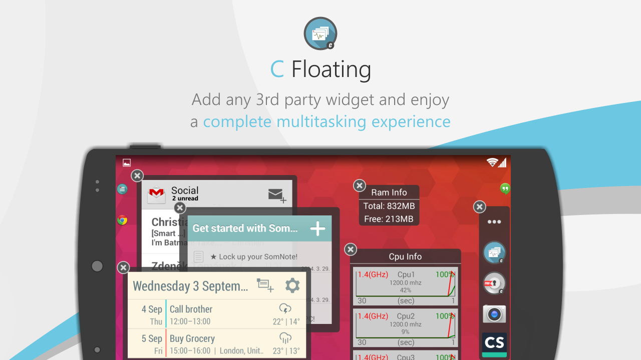 C Floating - screenshot