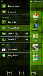 Tiles Green Xperien Theme poster 4