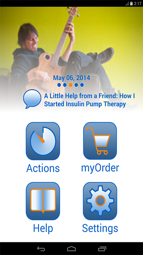   myMedtronic Connect – snímka obrazovky 