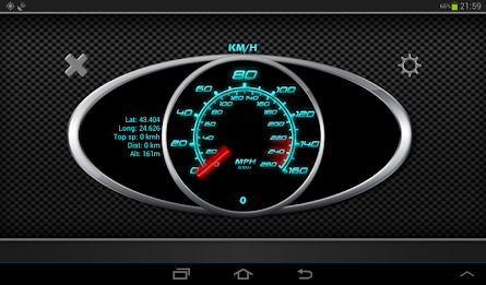 GPS Speedometer in kph and mph poster 5