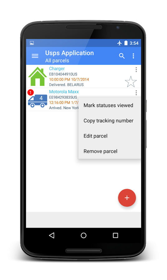 Tracking parcels for USPS - Android Apps on Google Play