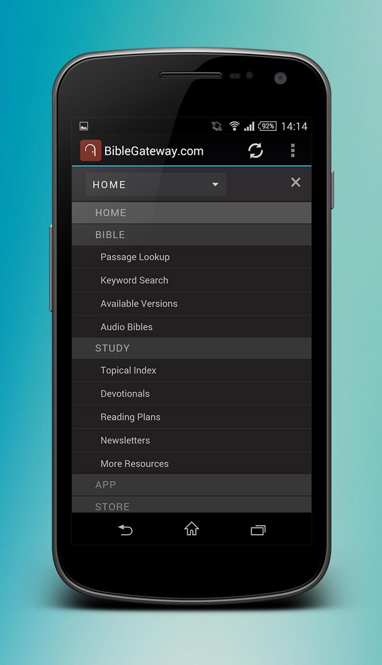 BibleGateway.com Screen 3
