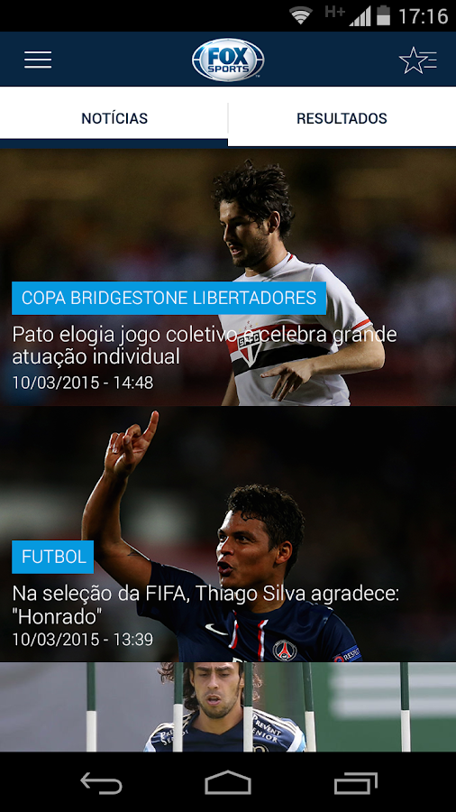 FOX Sports Apps para Android no Google Play