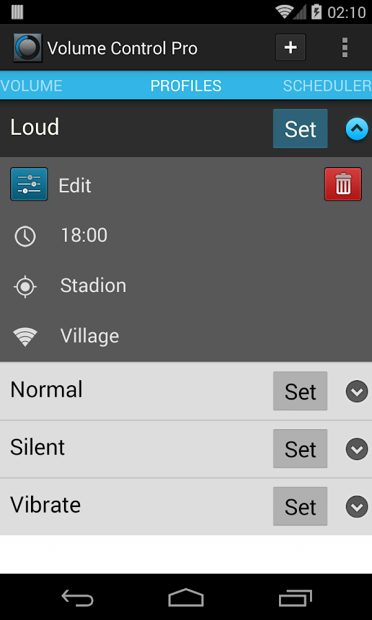Volume Control Pro - screenshot