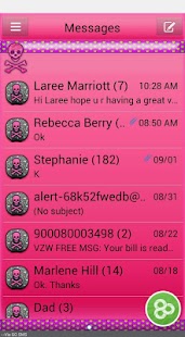 How to install GlitterSkulls2GO SMS THEME 1.1 apk for android