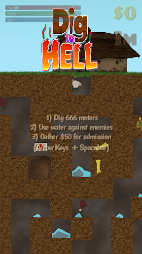 Dig To Hell: Adventure Game