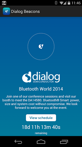 Dialog at Bluetooth World