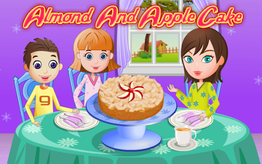 Almond and Apple Cake Cooking