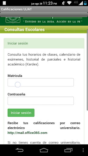 UJAT consulta calificaciones