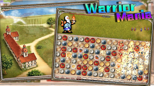 【免費休閒App】Warrior Mania - match 3 game-APP點子