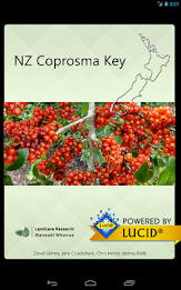NZ Coprosma Key poster 5