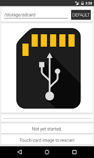 Rescan SD Media Card - náhled