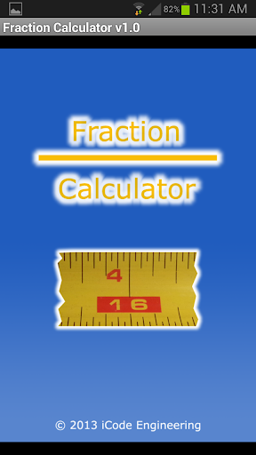 Fraction Calculator v1.0