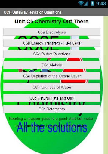 【免費教育App】OCR GCSE Chemistry C6-APP點子