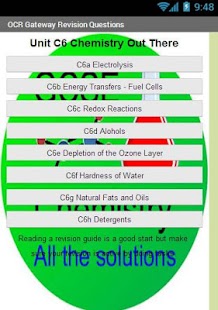 OCR GCSE Chemistry C6 Screenshots 0