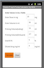 Chemo Prep & Pump Calculator APK Download for Android