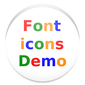 Font Icons Demo.apk 0.1