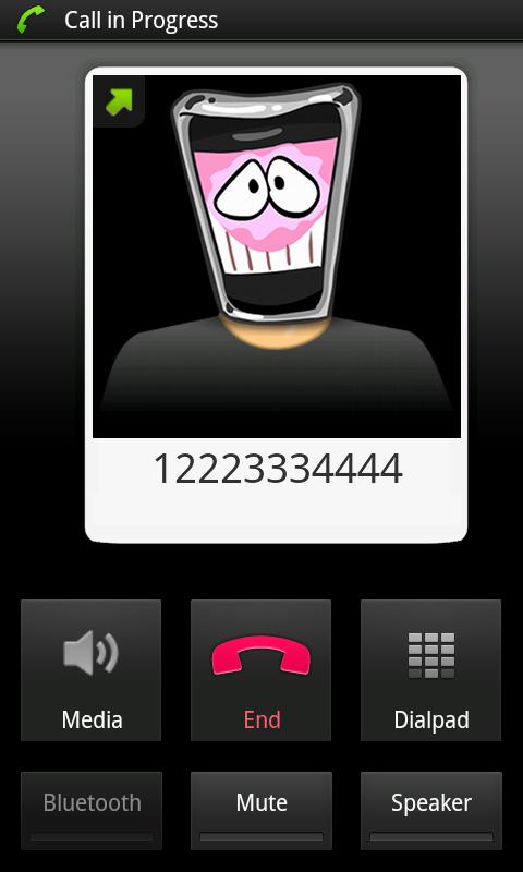 Voice changer calling Screen 1