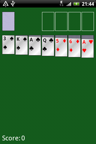 Android application Solitaire Premium screenshort