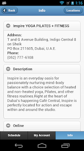Inspire Yoga+Pilates+Fitness Screenshots 2